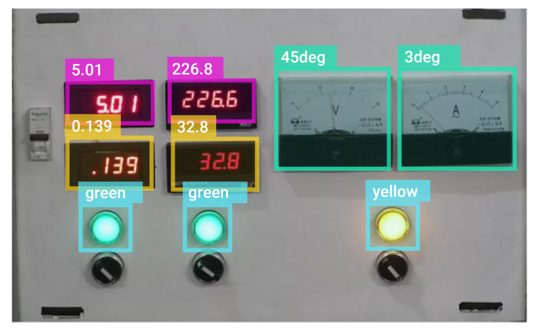 Computer vision for mechanical controls recognition