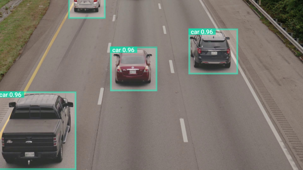 Vehicle Detection Using AI Security Camera System