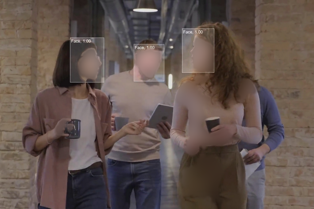 Face Detection with Facial Blurring