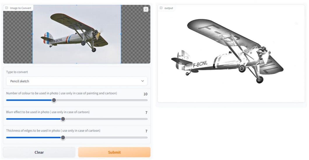 OpenCV demo app for image conversion