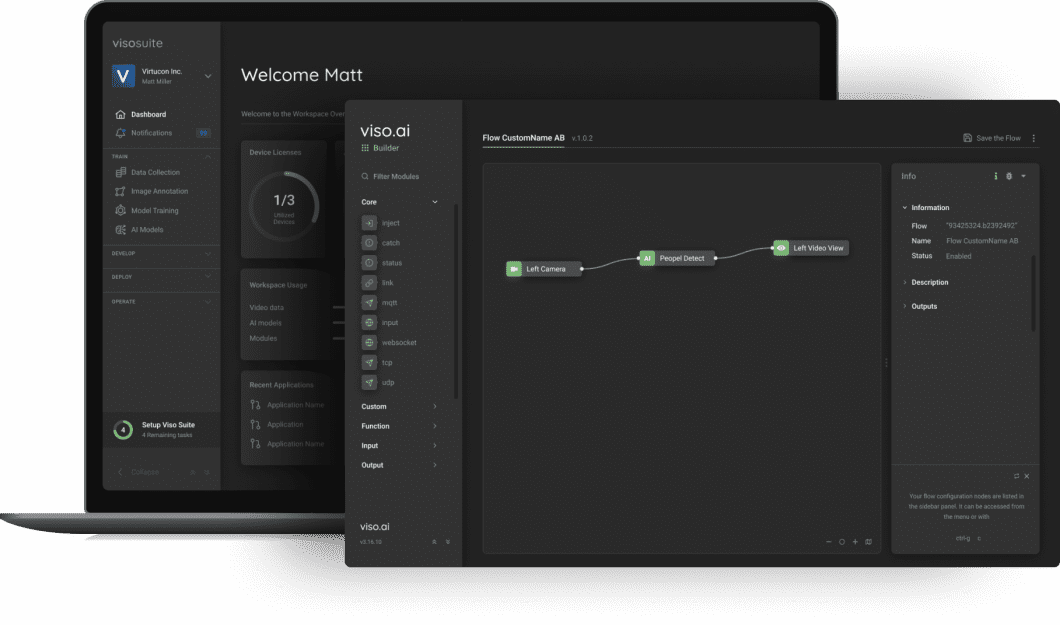 Viso Suite for managing the entire artificial intelligence pipeline for enterprises and businesses