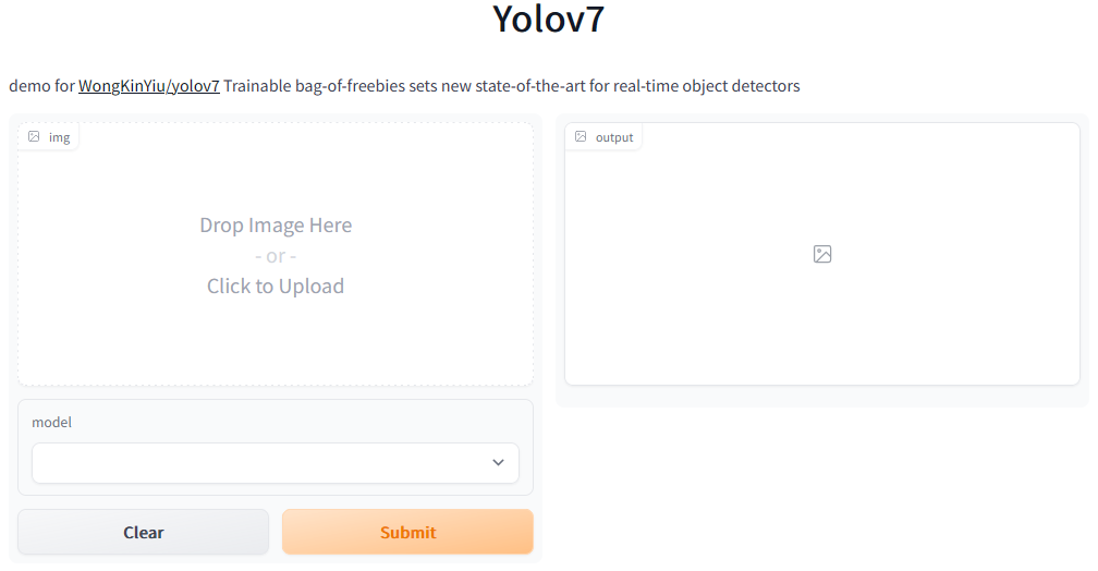 test YOLOv7 for free