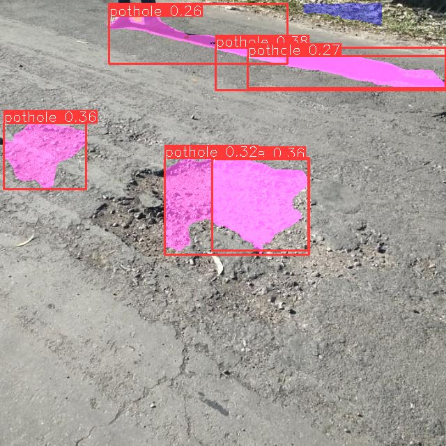 TF Lite Application with Image Segmentation for Pothole Detection