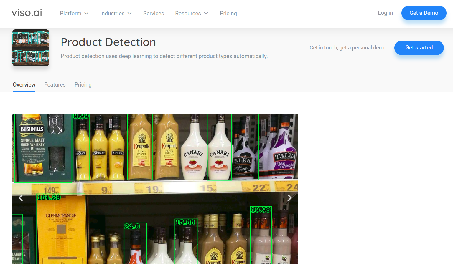 Object Detection at Viso suite
