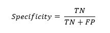 Specificity Formula