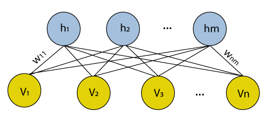 Architecture of a Restricted Boltzmann Machine