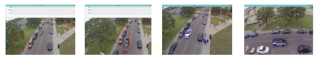 Traffic detection using YOLO.