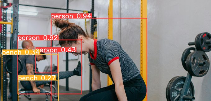 Computer vision solution for gyms