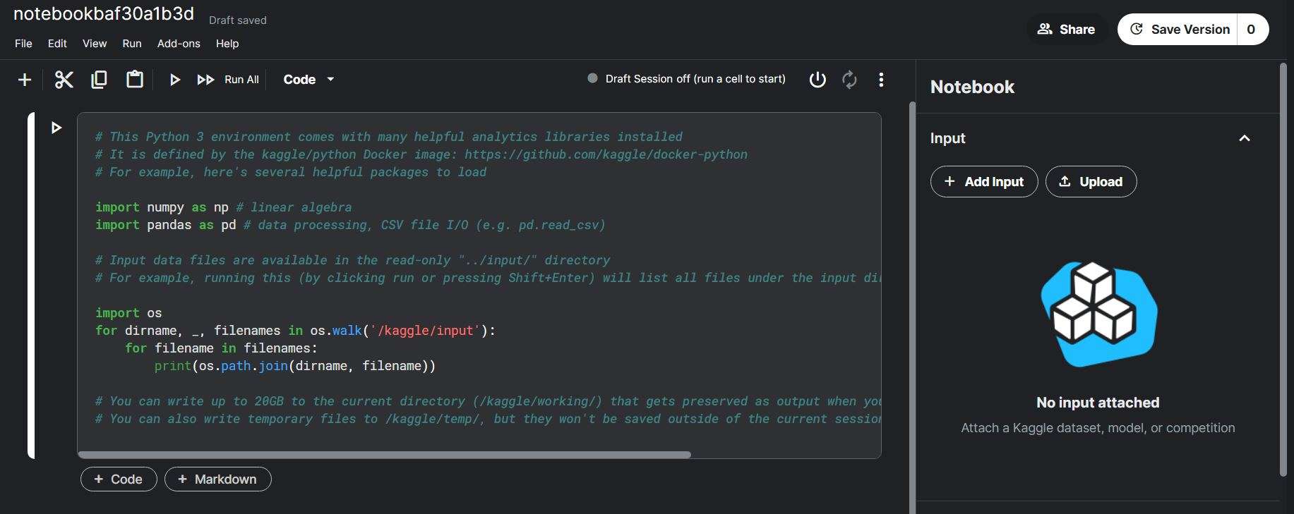 Working with Stable Diffusion in Kaggle