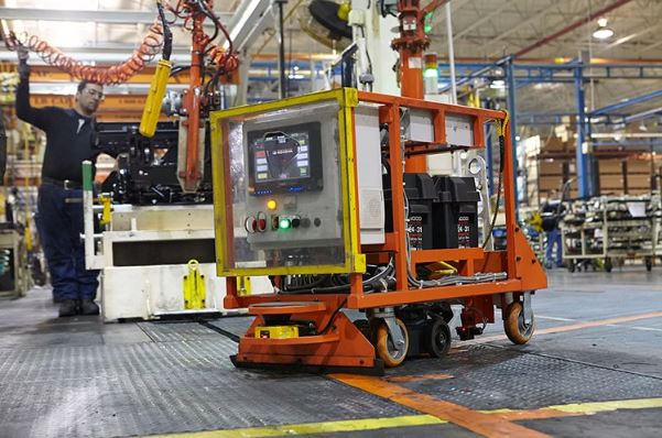 AGVs in Toyota Manufacturing Plants