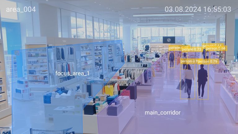 retail areas detection with computer vision