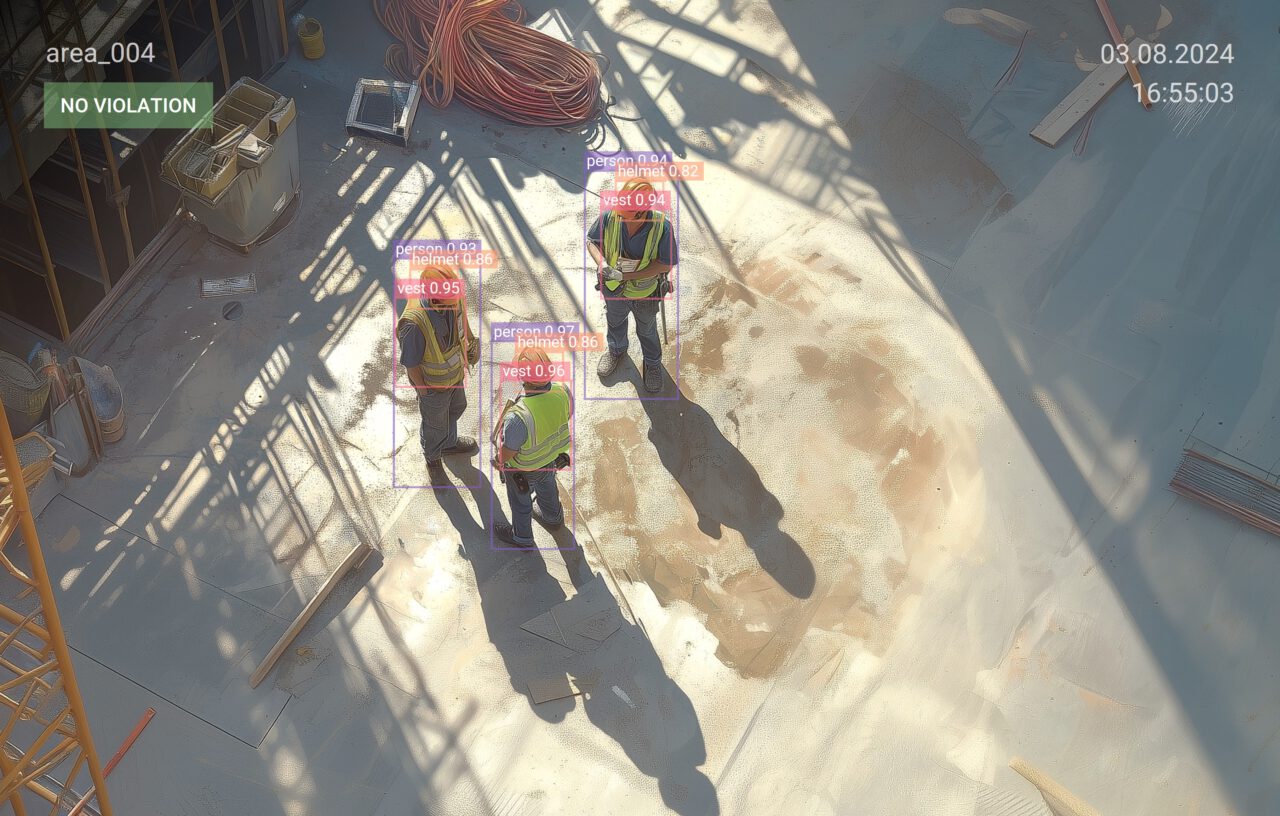 PPE detection for on site workers