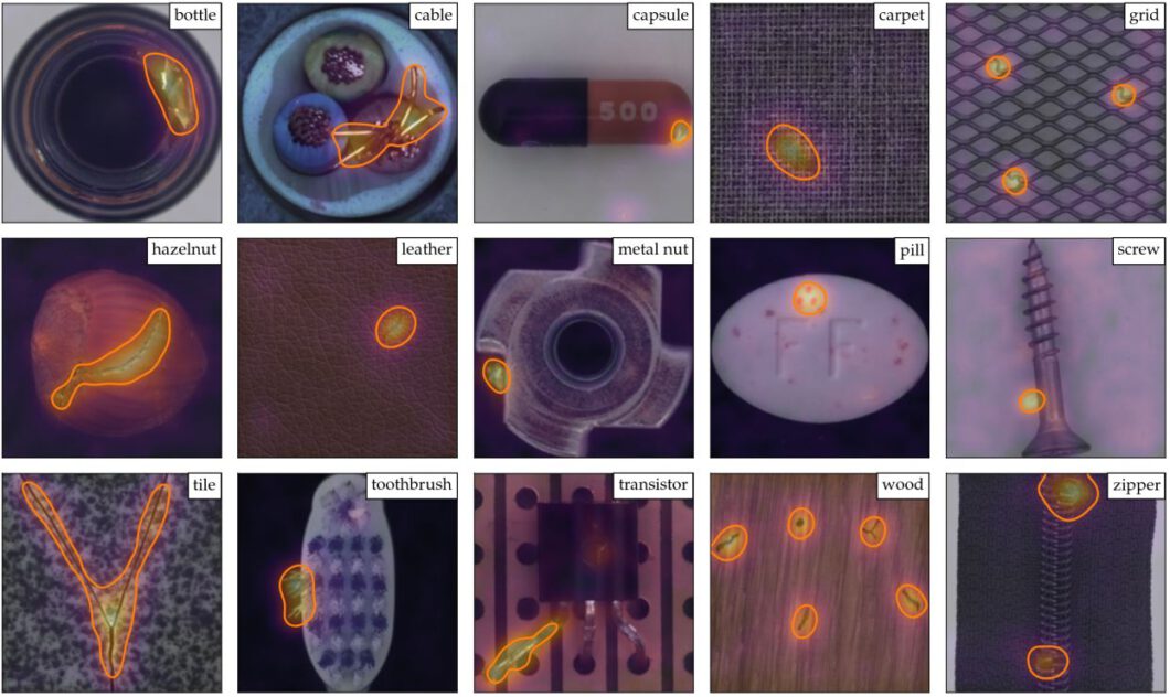 Computer vision for quality control industry and anomaly detection