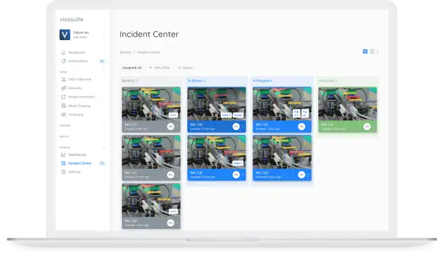 Viso Suite incident center within the platform