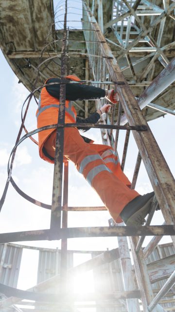 worker-at-height detection