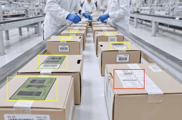 Shipping label verification transformed by AI Vision.