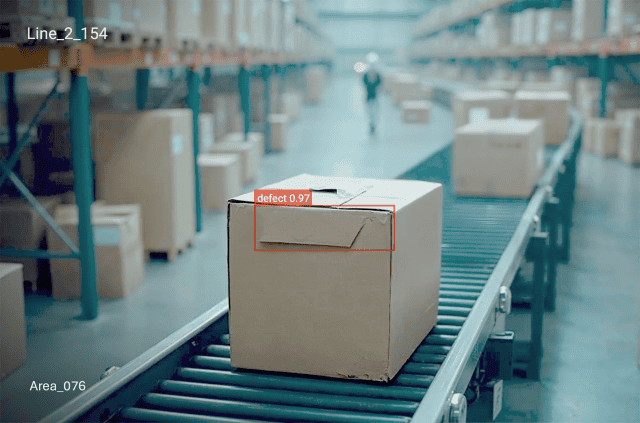 AI Vision powered defect detection for optimized supply chains.