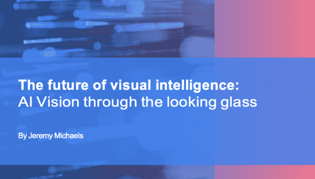 The future of visual intelligence: AI Vision through the looking glass.