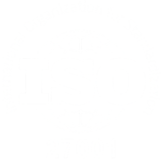 High-quality ISO 27001 certification logo for information security management.